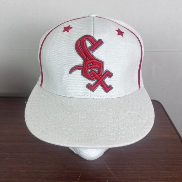 Chicago White Sox American Needle Embroidered Fitted Baseball Hat Size 7-3/8 - Picture 1 of 15